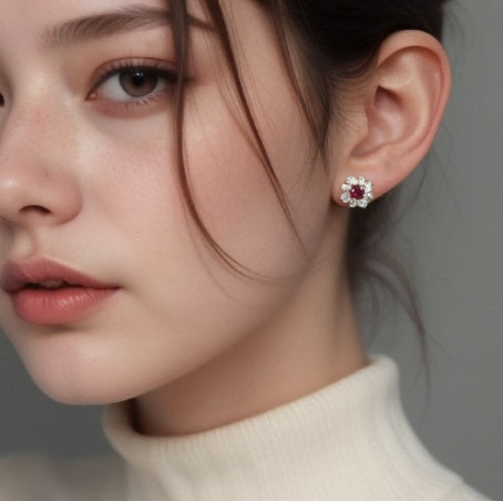 Drop Gemstone Earrings For Women Jewelry