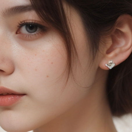 Mini Pearl Earrings For Women Jewelry