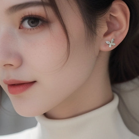 Mini Butterfly Earrings For Women Jewelry