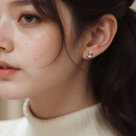 Rectangular Pagoda Earrings For Women Jewelry