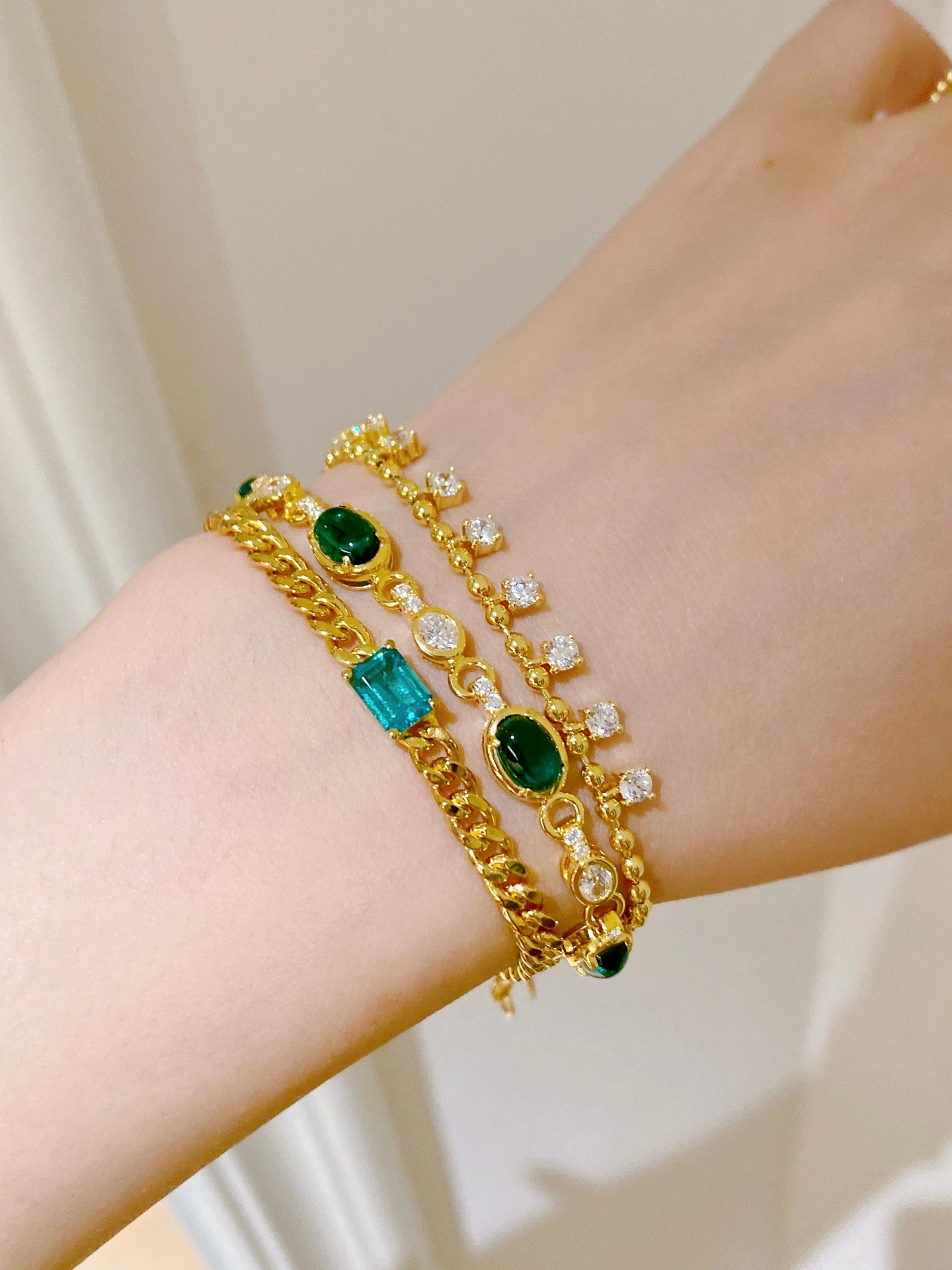 Colored Gemstone Bracelet For Women Jewelry