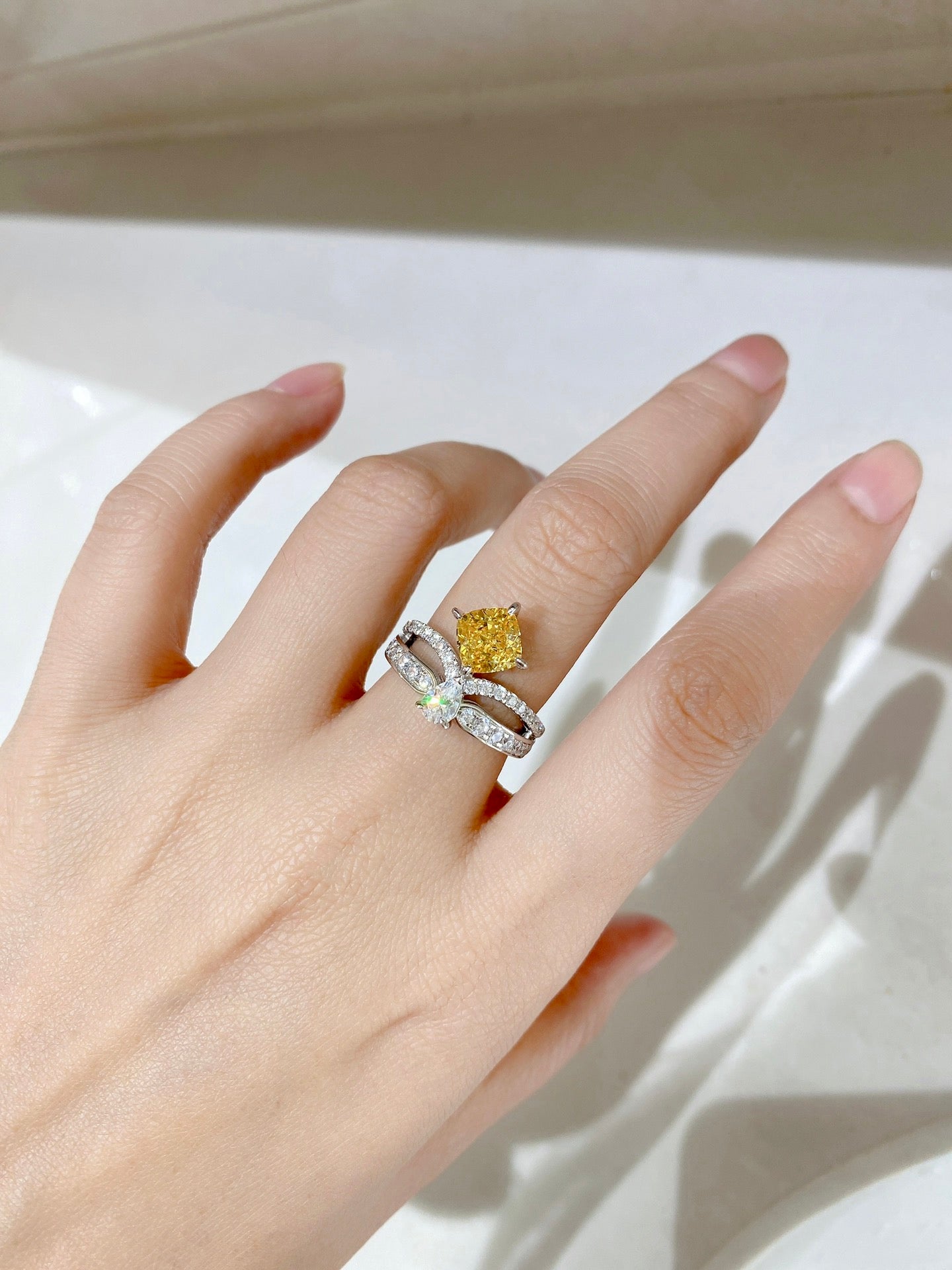 Flower - Glow Crown Ring For Women Jewelry