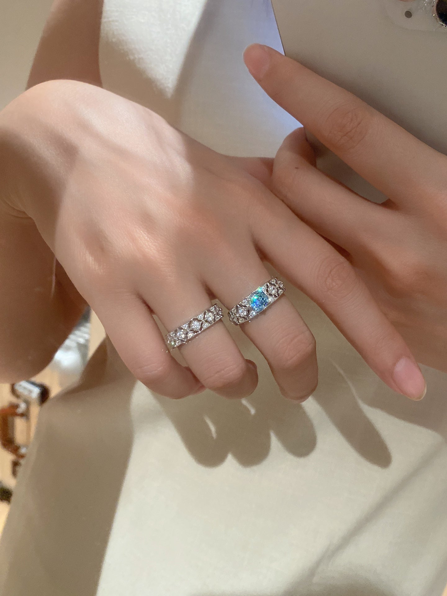 Flower Pattern Ring For Women Jewelry