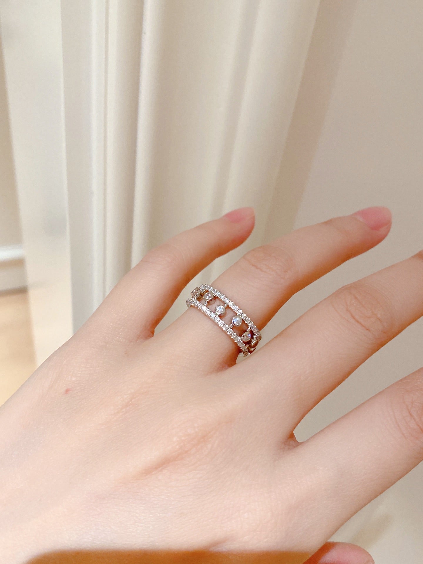 Skeletonized Dewdrop Ring For Women Jewelry
