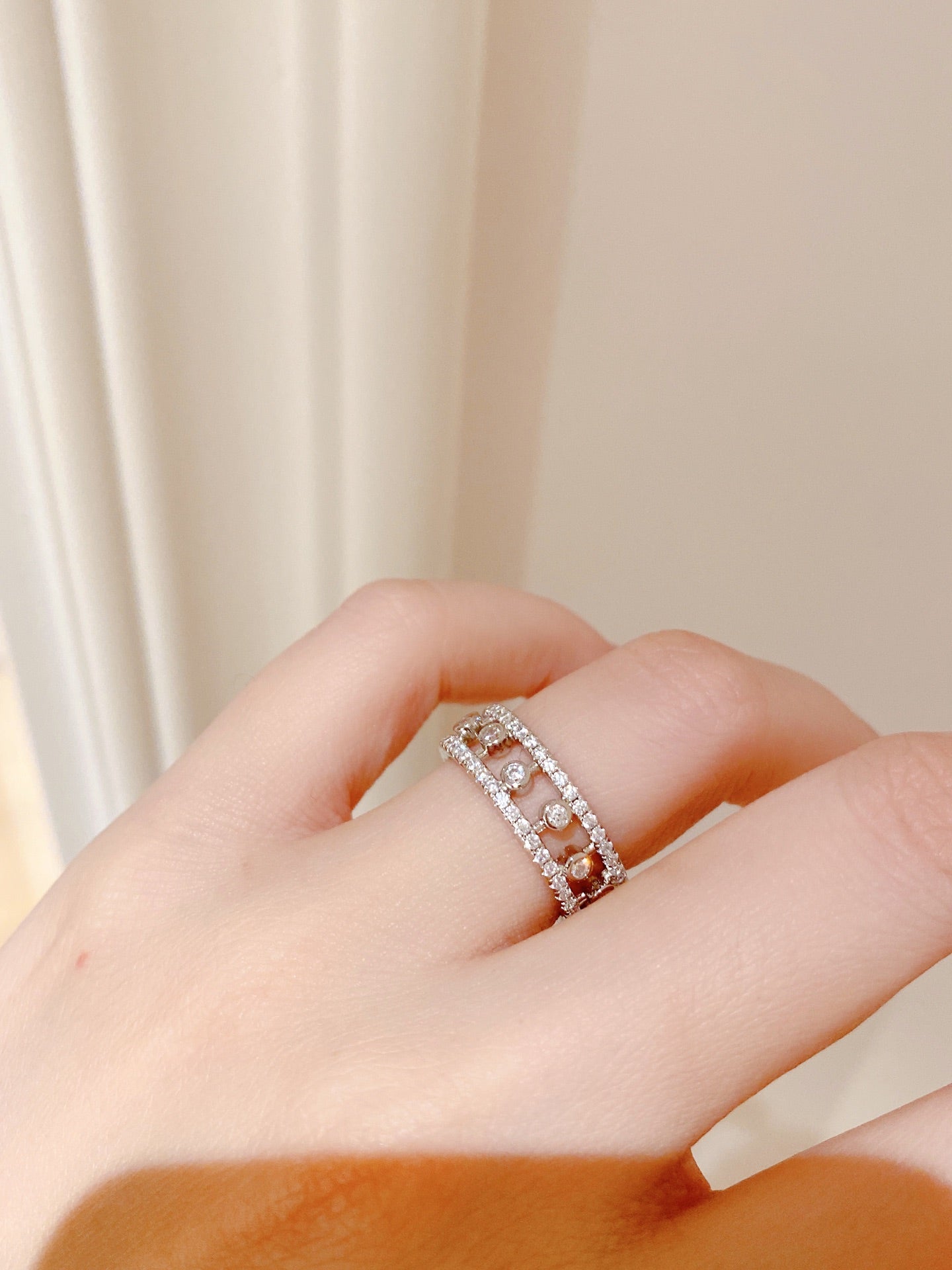 Skeletonized Dewdrop Ring For Women Jewelry