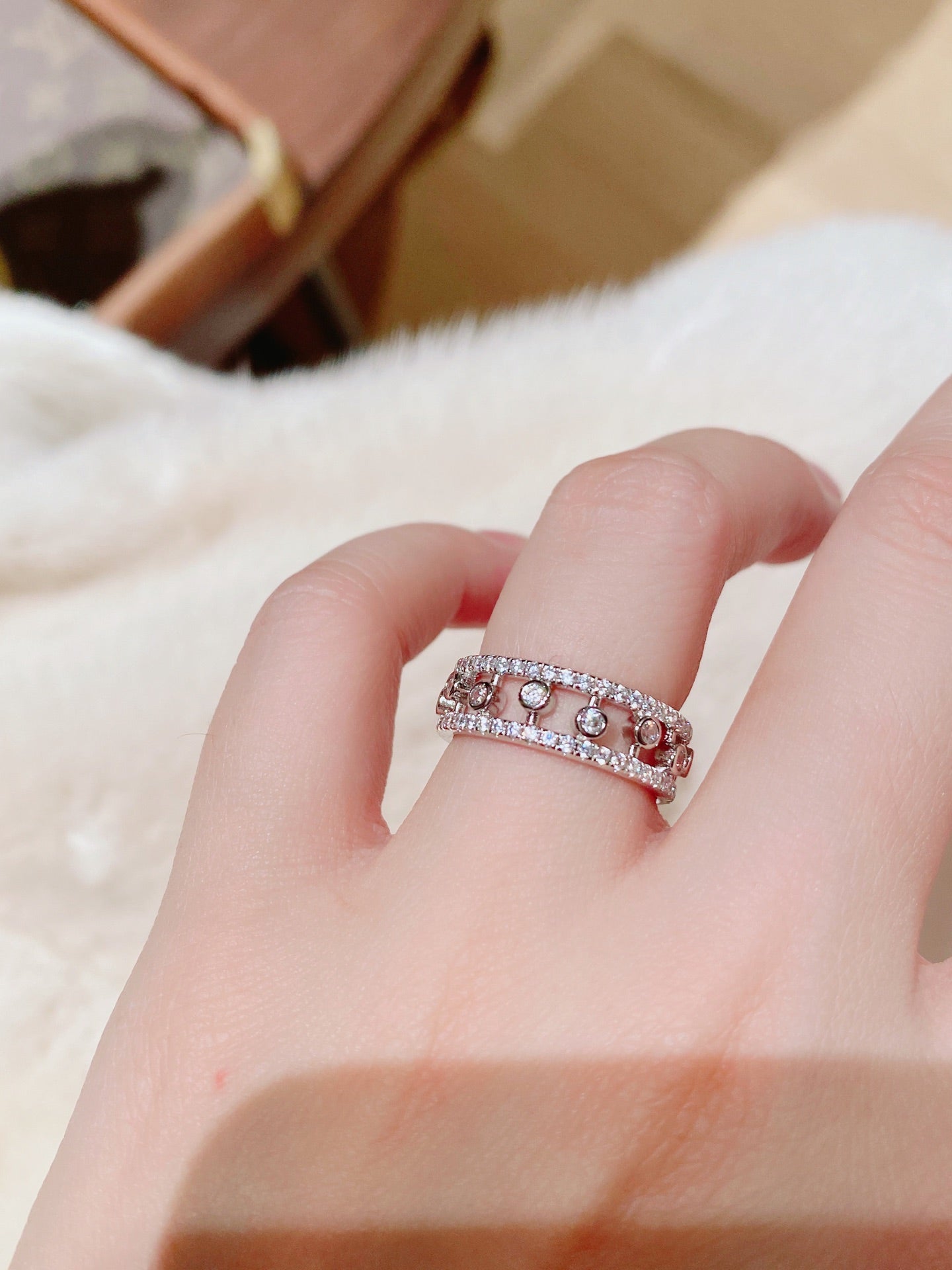 Skeletonized Dewdrop Ring For Women Jewelry