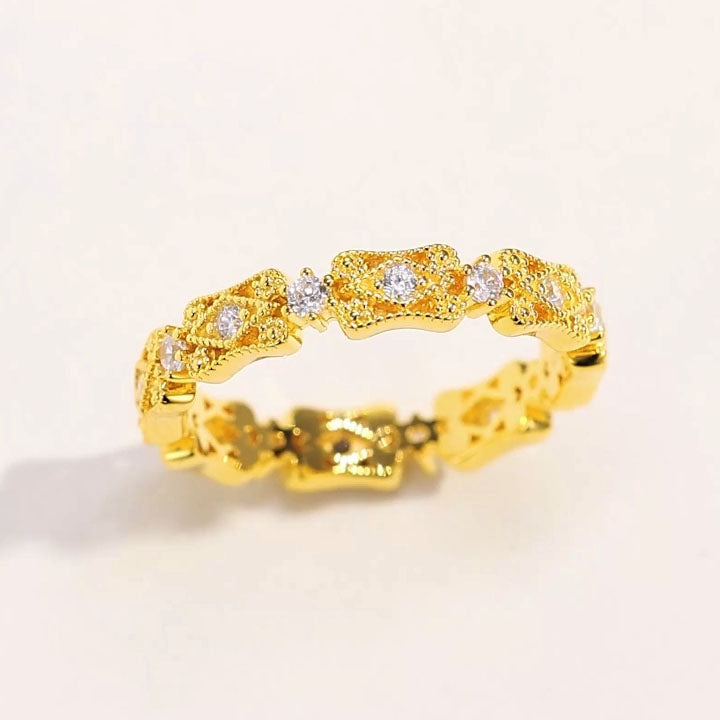 Skeleton Diamond Ring For Women Jewelry