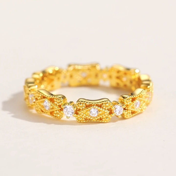 Skeleton Diamond Ring For Women Jewelry