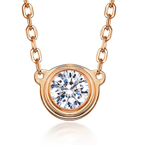 Mini Solitaire Necklace For Women Jewelry