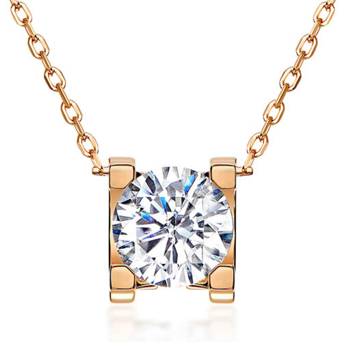 Cow Horn Diamond Necklace For Women Jewelry