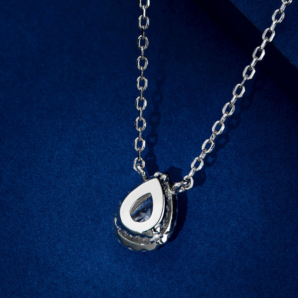 Teardrop Diamond Necklace For Women Jewelry
