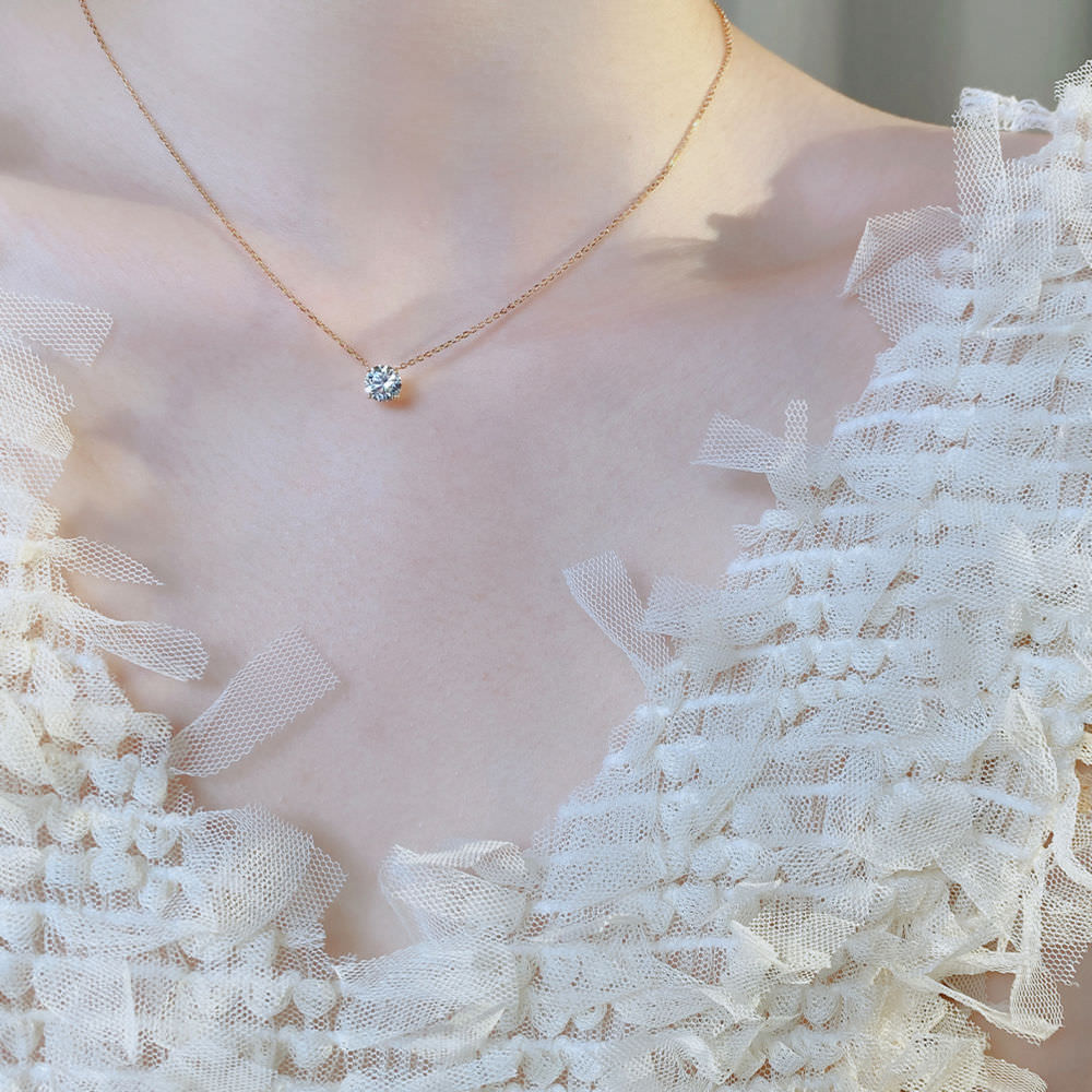 Solitaire Necklace For Women Jewelry