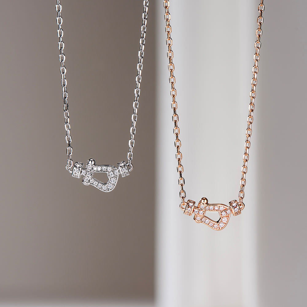 Mini Horseshoe Necklace For Women Jewelry