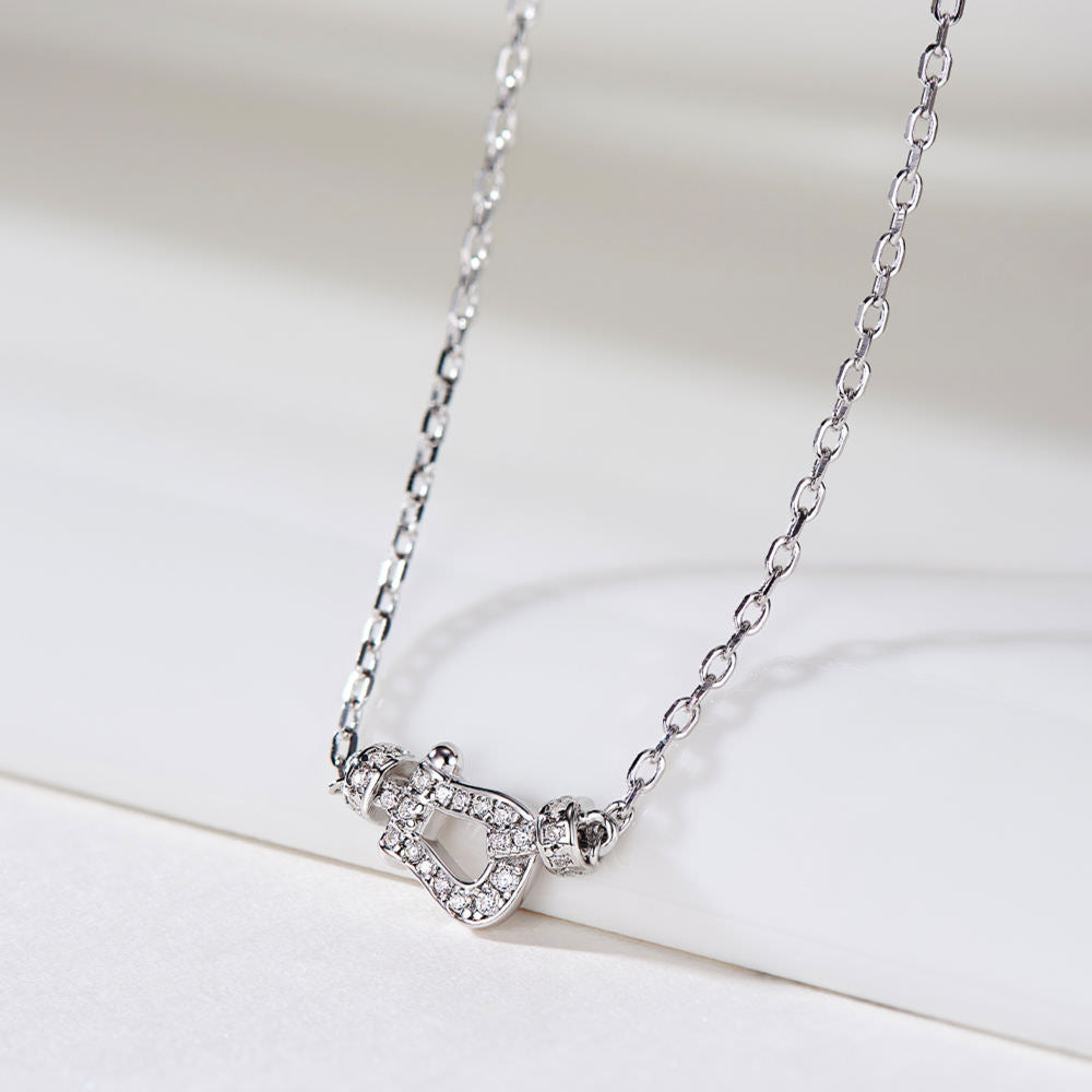 Mini Horseshoe Necklace For Women Jewelry