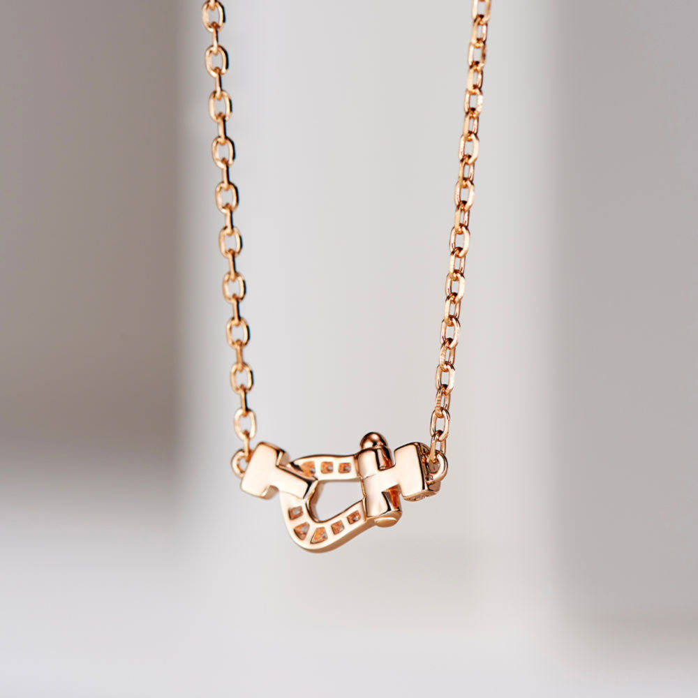 Mini Horseshoe Necklace For Women Jewelry