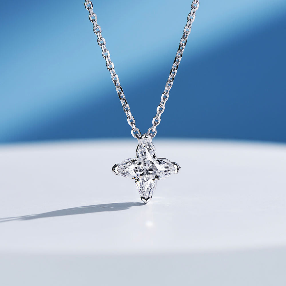 Star Diamond Necklace For Women Jewelry