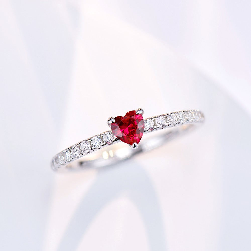 Love Ruby Diamond Ring