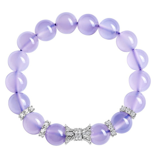 Purple Chalcedony Bracelet