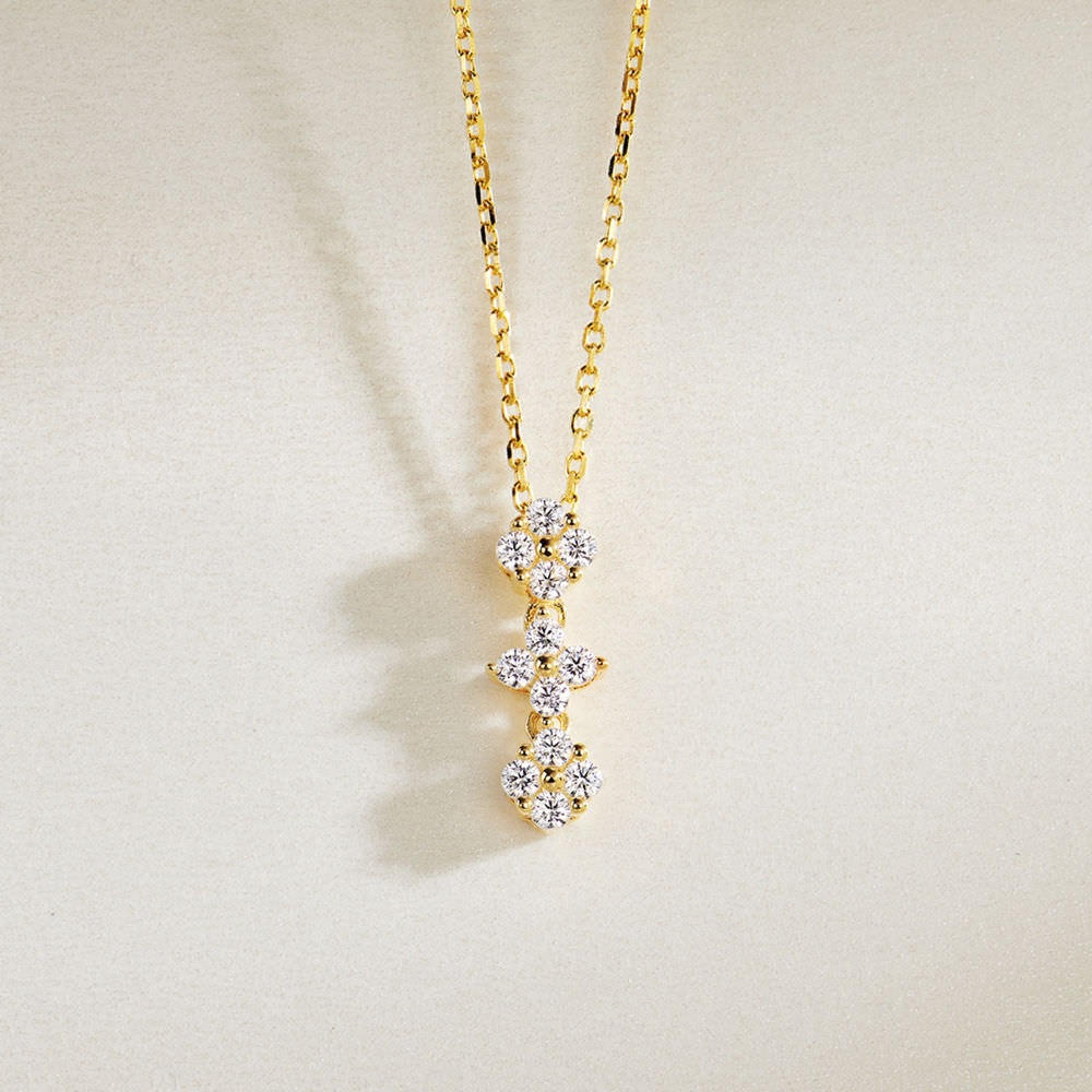 Mini Diamond Necklace For Women Jewelry