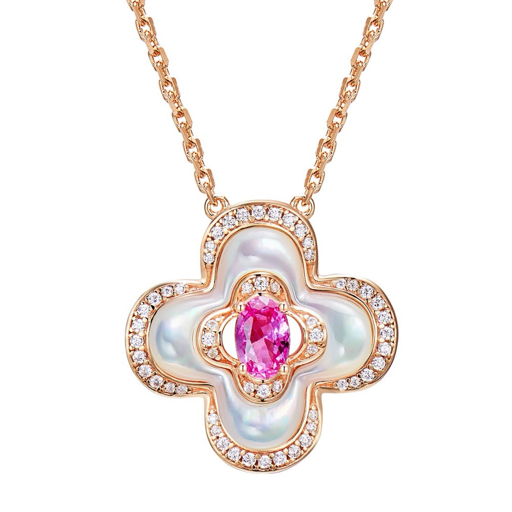 Paraiba Fritillary Necklace For Women Jewelry