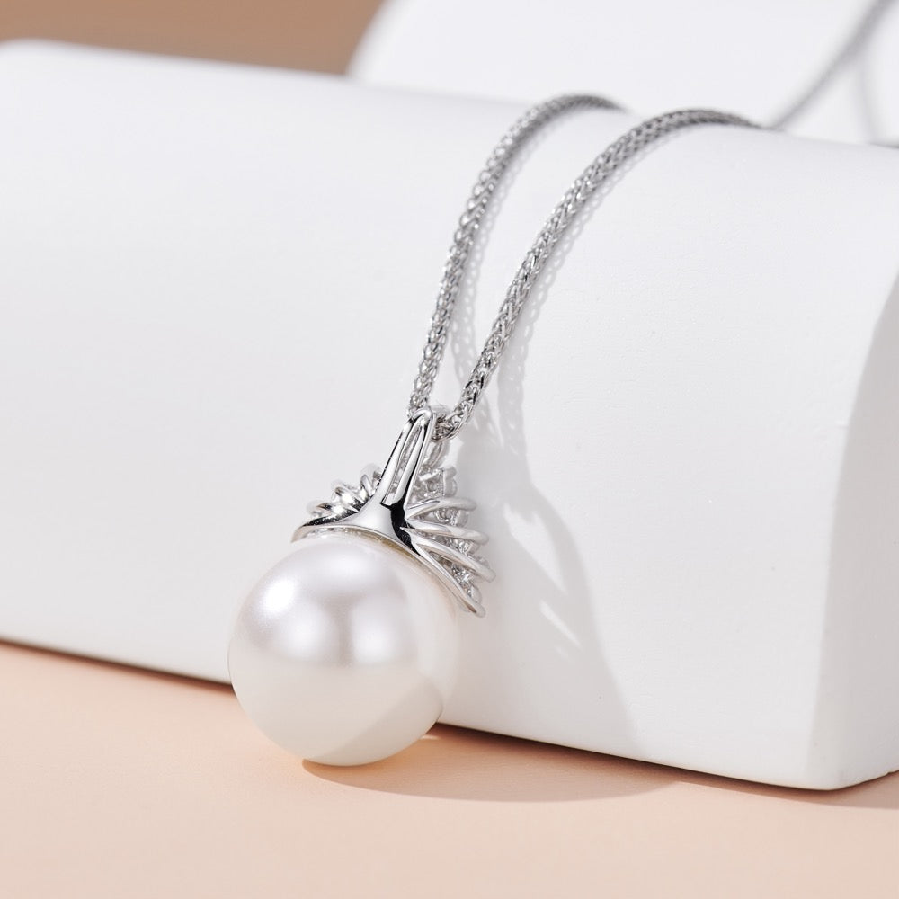 Snow Queen Pearl Necklace For Women Jewelry