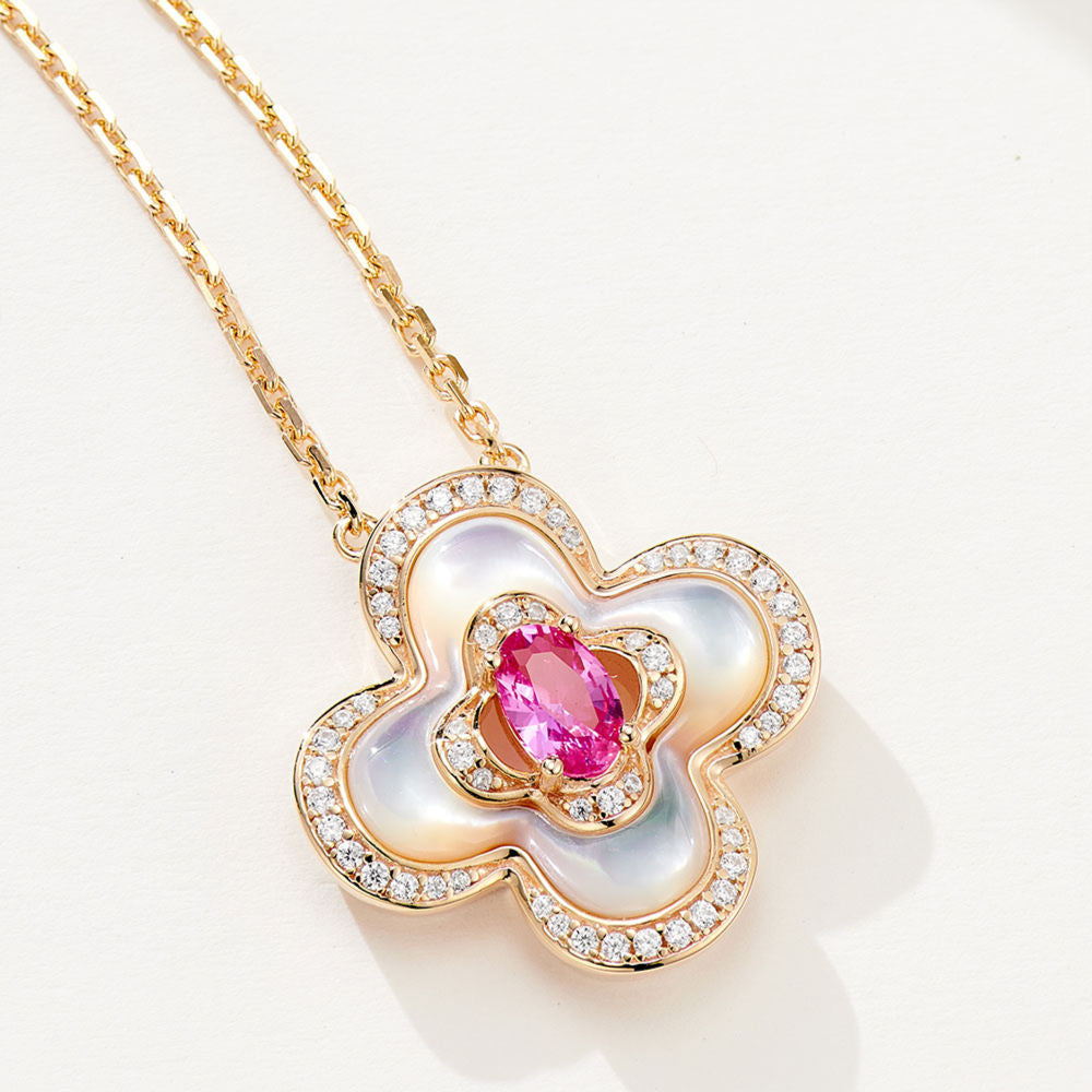 Paraiba Fritillary Necklace For Women Jewelry