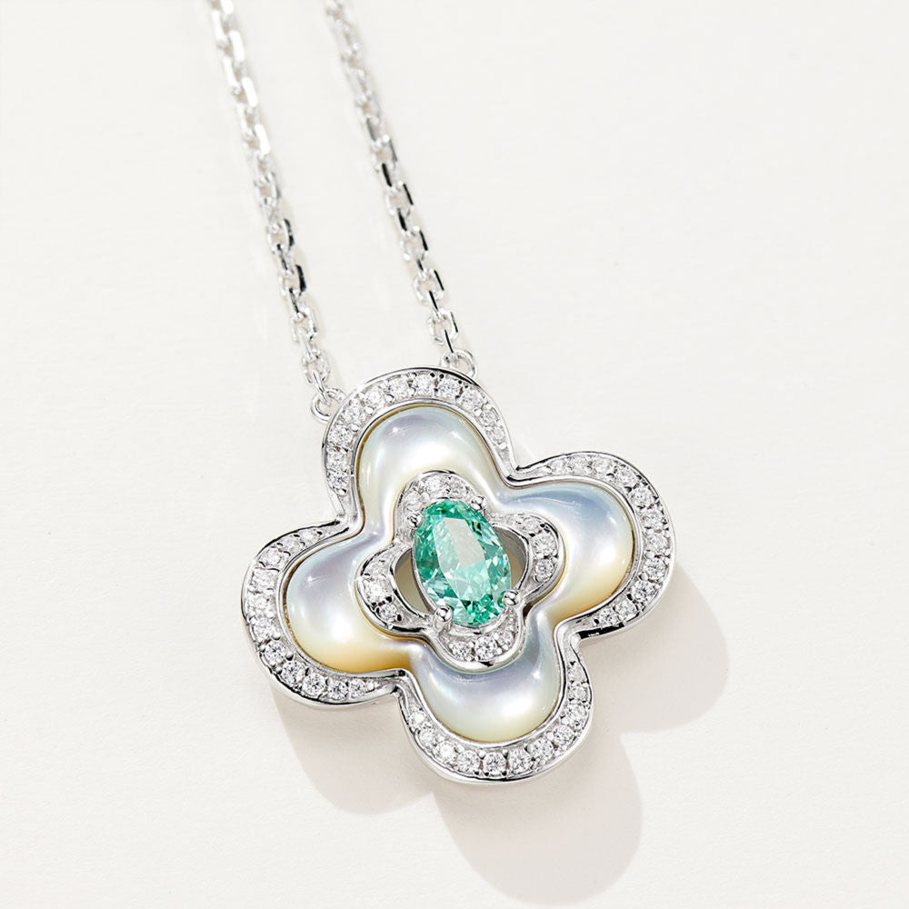 Paraiba Fritillary Necklace For Women Jewelry