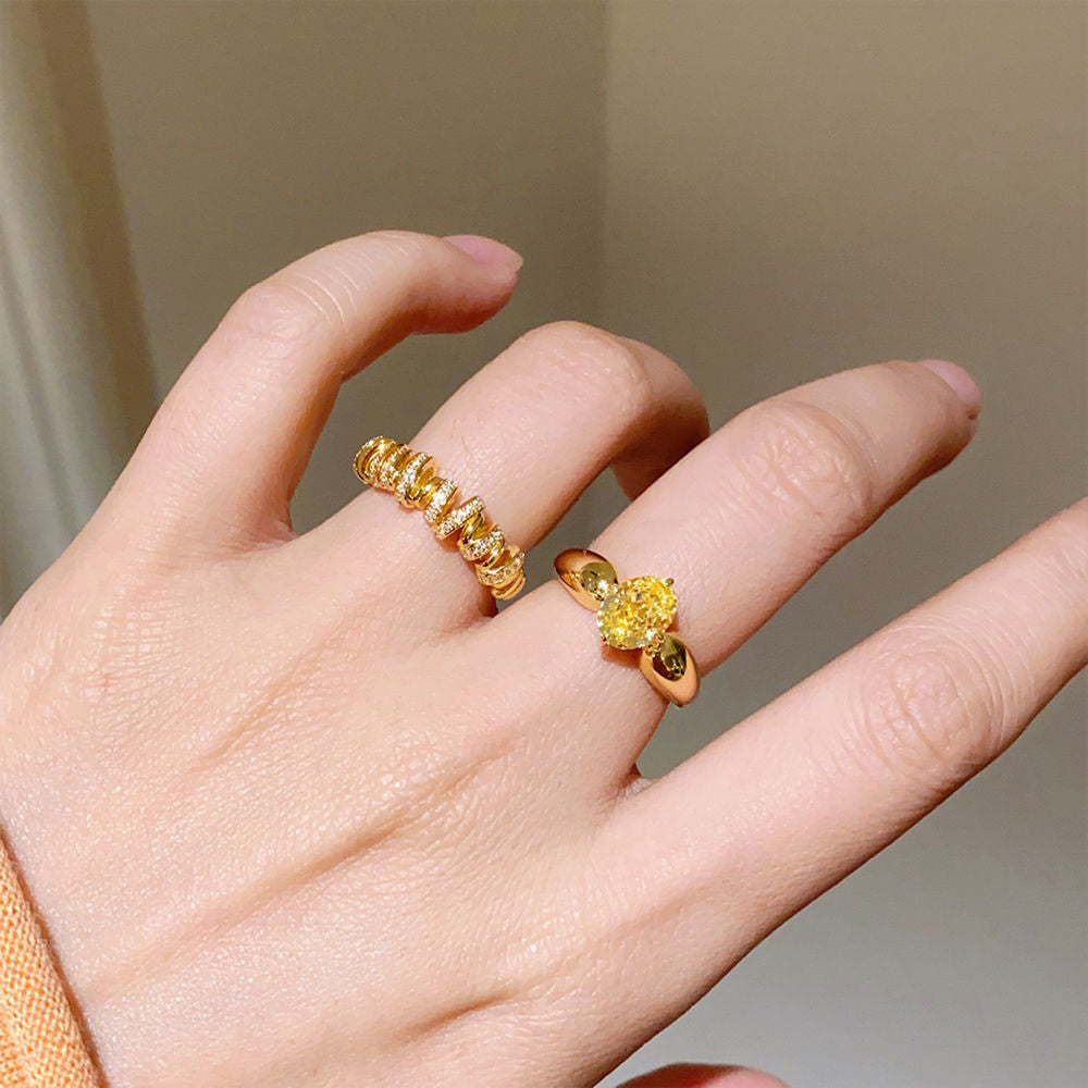 Plain Diamond Ring For Women Jewelry