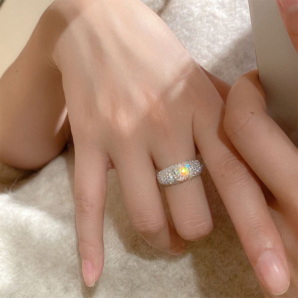 Sparkling Diamond Ring For Women Jewelry