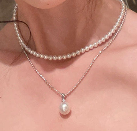 Single pearl necklace For Women Jewelry