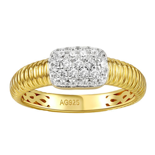 Baguette Pavé Ring