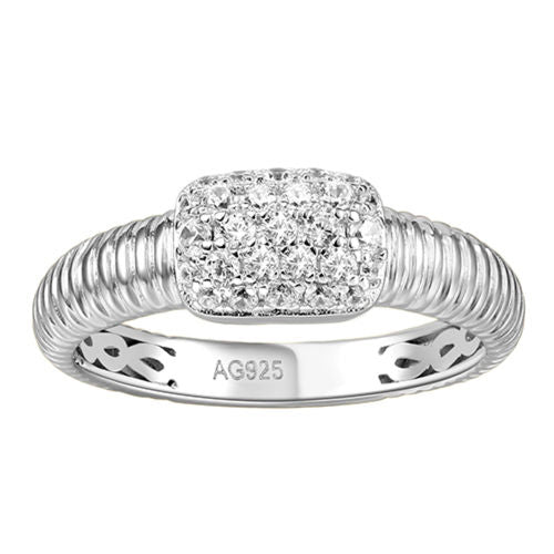 Baguette Pavé Ring