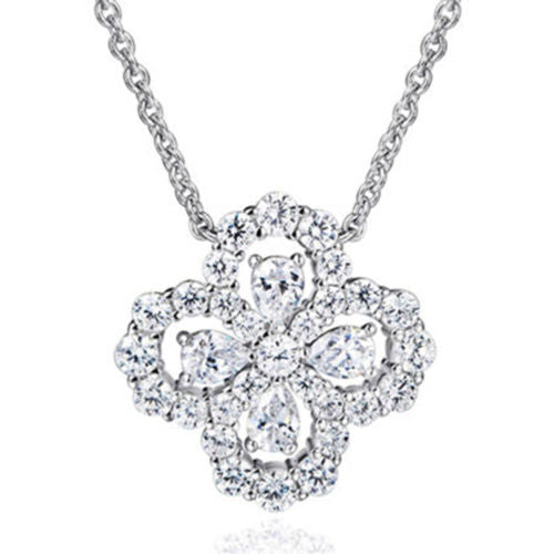 Diamond Loop Necklace For Women Jewelry