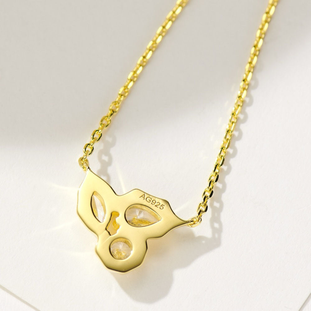 Leaf Diamond Necklace For Women Jewelry