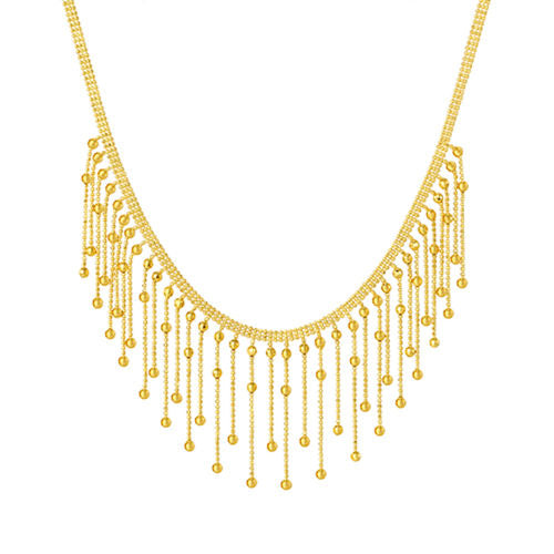 Tassel Bead Lace Necklace For Women Jewelry