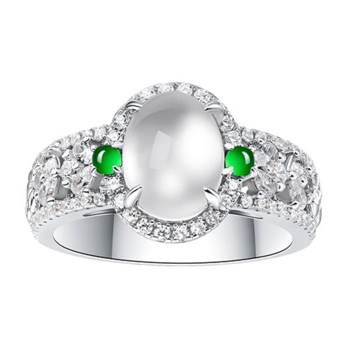 Green Bead Ring