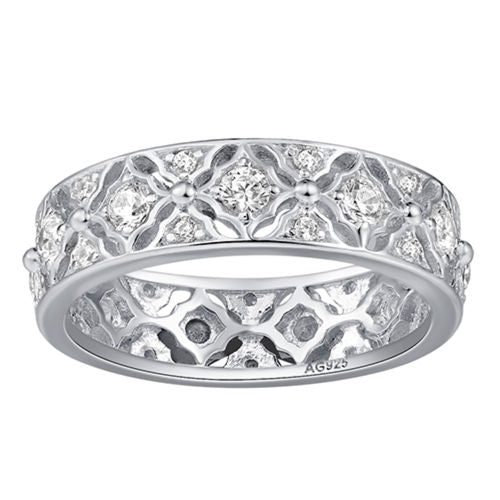 Flower Pattern Ring For Women Jewelry