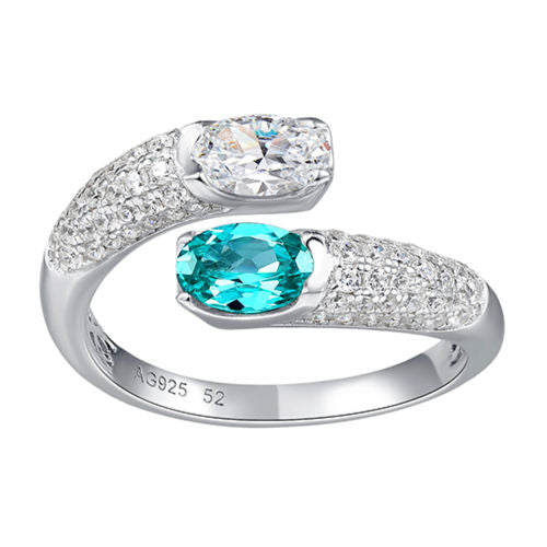 Paraiba Diamond Ring