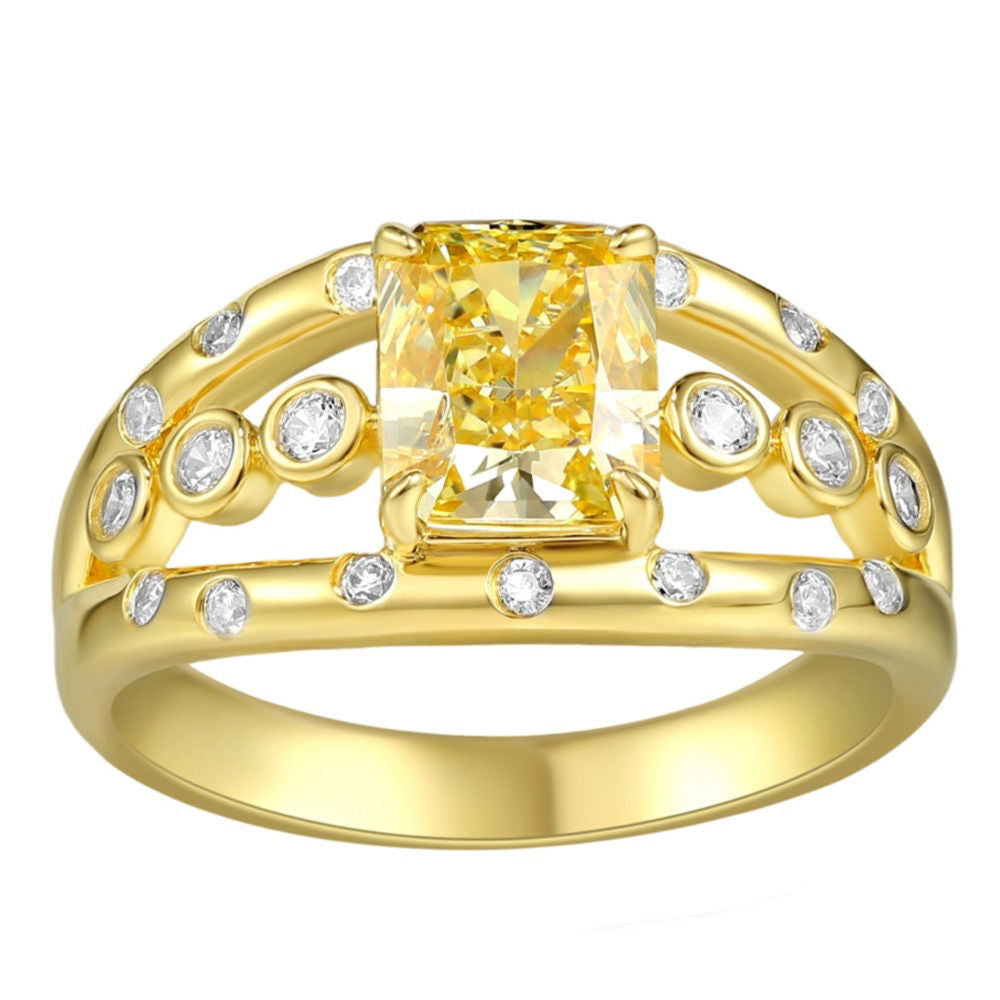 Glittering Star Ring For Women Jewelry