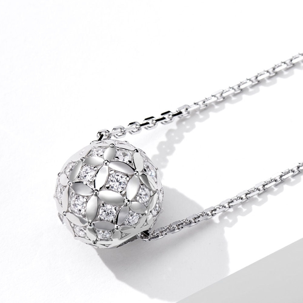 Bow Ball Necklace For Women Jewelry