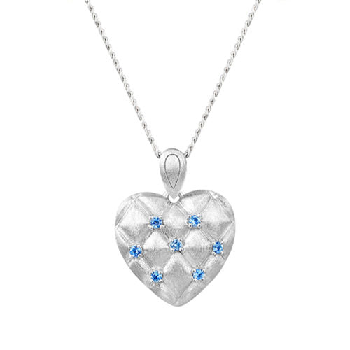 Lattice Heart Necklace For Women Jewelry
