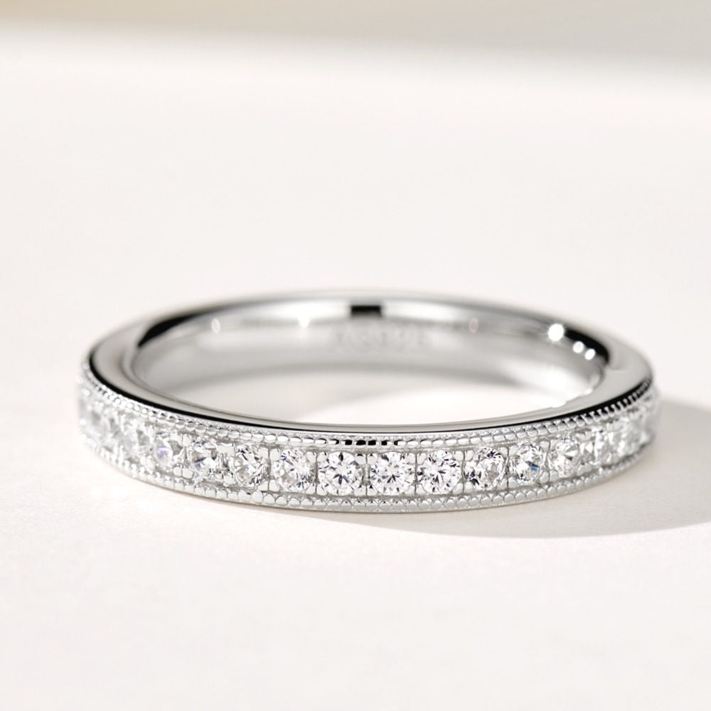 Semi-pave Diamond Ring