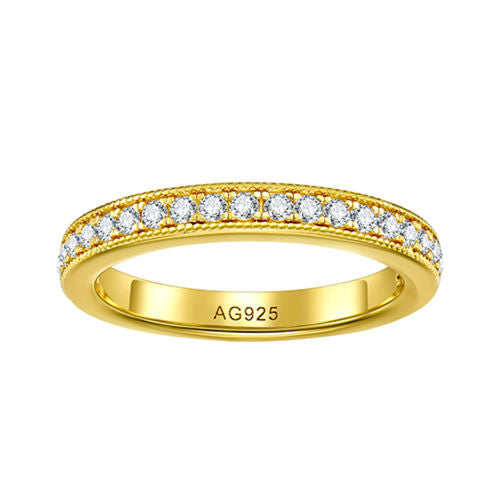 Semi-pave Diamond Ring