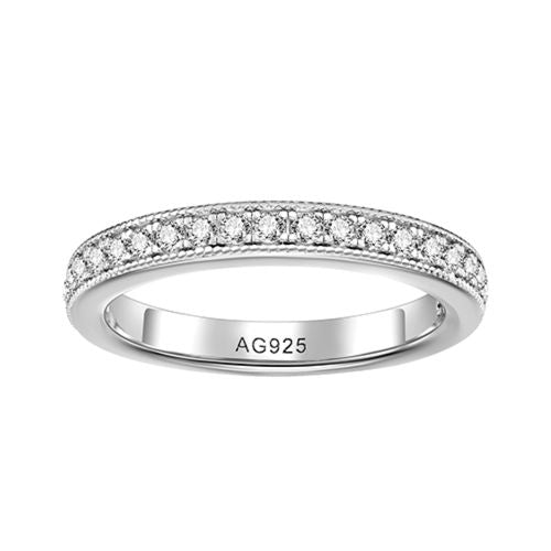 Semi-pave Diamond Ring