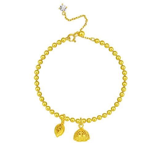 Gold Bead Bracelet For Women Jewelry