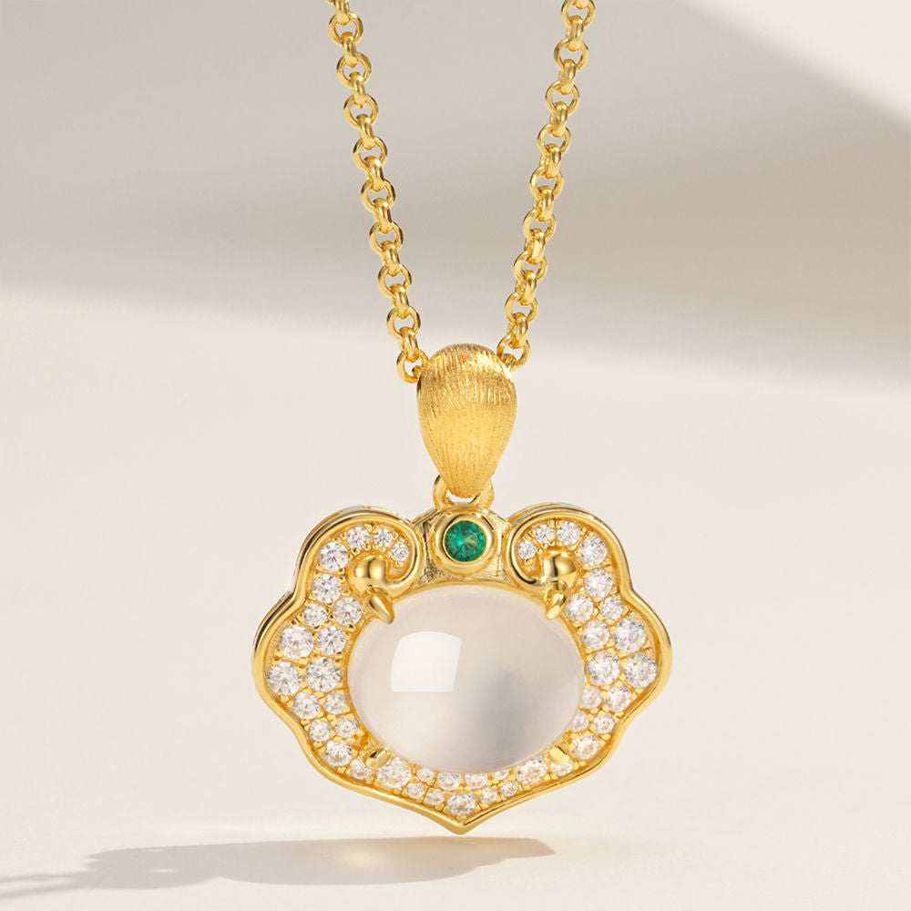 Ruyi Lock Necklace For Women Jewelry