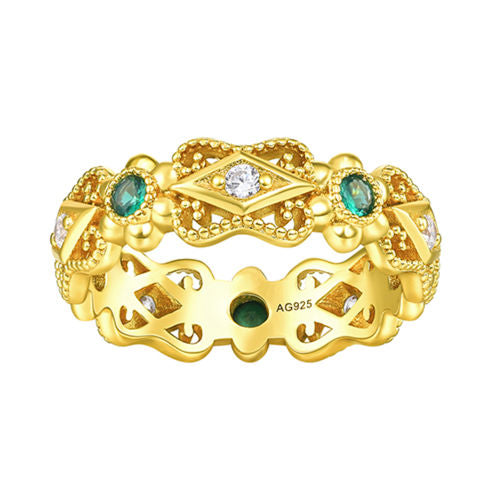 Lace Beaded Ring For Women Jewelry