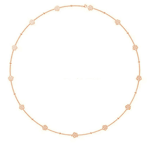 Rose Sweater Chain For Women Jewelry