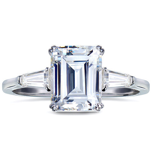 Emerald Cut Diamond Ring For Women Jewelry