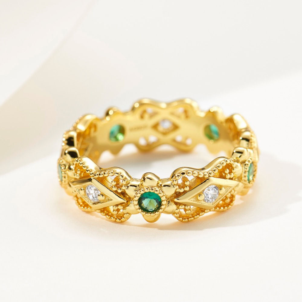 Lace Beaded Ring For Women Jewelry